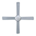 Devanti 52'' Ceiling Fan AC Motor w/Light w/Remote - Silver