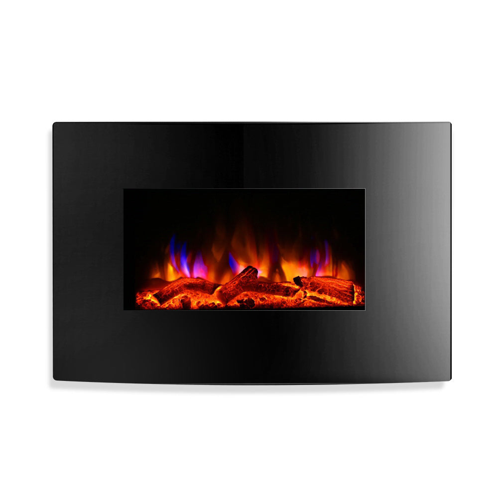 Devanti Electric Fireplace Fire Heater 2000W - Outdoorium