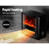 Devanti Electric Fireplace Fire Heaters 2000W - Outdoorium
