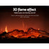 Devanti Electric Fireplace Fire Heaters 2000W - Outdoorium