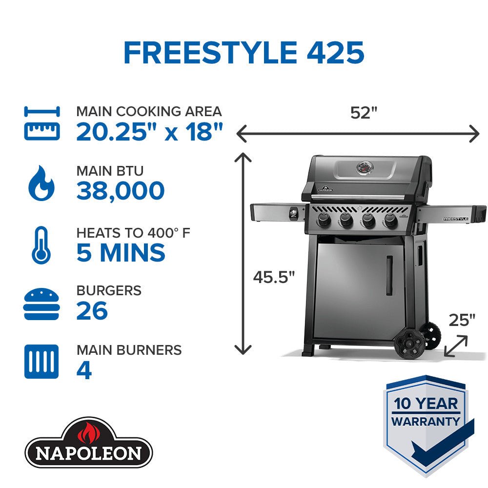 Napoleon Freestyle 425 4-Burner LPG Gas Grill