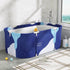 Weisshorn Foldable Bathtub PVC Spa Bucket Inflatable Cushion 114x62cm Navy Blue | Outdoorium