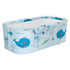 Weisshorn Foldable Bathtub PVC Spa Bucket Inflatable Cushion 134x65cm Blue - Outdoorium
