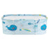 Weisshorn Foldable Bathtub PVC Spa Bucket Inflatable Cushion 134x65cm Blue - Outdoorium