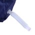 Weisshorn Foldable Bathtub PVC Spa Bucket Inflatable Cushion 134x65cm Navy Blue - Outdoorium