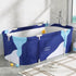Weisshorn Foldable Bathtub PVC Spa Bucket Inflatable Cushion 134x65cm Navy Blue - Outdoorium