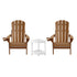 Gardeon Outdoor Table and Chairs HDPE Folding Adirondack Beach Chair Patio Furniture