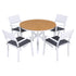 Gardeon Outdoor Dining Set 5 Piece Aluminum WPC Tabletop Patio Furniture