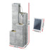 Gardeon Solar Fountain Water Feature Outdoor Indoor 4-Tier Square Cascading Beige