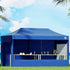 Instahut Gazebo 3x6 Pop Up Marquee Folding Tent Wedding Gazebos Camping Outdoor Shade Canopy Blue - Outdoorium