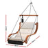 Gardeon Hammock Chair Wooden Hanging Indoor Outdoor Lounge Patio - Outdoorium