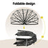 Gardeon Outdoor Swing Chair 2 Seater with Stand Cushion Rattan Patio Furniture