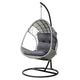 Gardeon Outdoor Egg Swing Chair Wicker Furniture Pod Stand Armrest Light Grey | Outdoorium