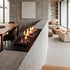 Decoflame BEV Log Fireplace on plinth or shelf