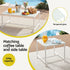 Gardeon 5-Piece Outdoor Sofa Set with Cushions – White & Grey – view 7