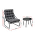 Gardeon 3-Piece Outdoor Bistro Set – Black & Grey – view 2