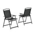 Gardeon Outdoor Chairs Portable Folding Camping Chair Steel Patio Furniture - Outdoorium