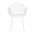 Gardeon 4PC Outdoor Dining Chairs PP Lounge Chair Patio Furniture Garden White