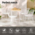Gardeon 4PC Outdoor Dining Chairs PP Lounge Chair Patio Furniture Garden White