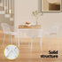 Gardeon 4PC Outdoor Dining Chairs PP Lounge Chair Patio Furniture Garden White