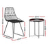 Gardeon 3PC Outdoor Bistro Set Patio Furniture Lounge Chairs Table Garden | Outdoorium
