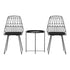 Gardeon 3PC Outdoor Bistro Set Patio Furniture Lounge Chairs Table Garden | Outdoorium