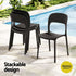 Gardeon compact outdoor dining set for four