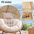 Gardeon curved egg rocking chair profile