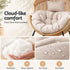 Gardeon rattan rocking chair dimensions