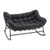 Gardeon rocking loveseat padded cushion detail