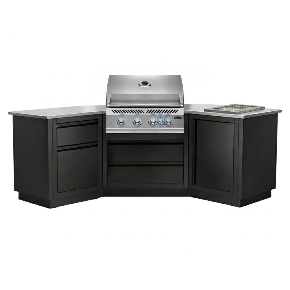 Napoleon Outdoor Kitchen – Built-in 700 Series BIG32 + Burner 45-Degree Corner