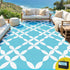 Gardeon Outdoor Rugs 274x366cm Large Carpet Reversible Area Mat PP Dual - Sided Patio Rug Light Blue | | | | Home & Garden > Rugs > Outdoor Rugs | Gardeon | Outdoorium | DSZ | free - shipping | Outdoor Rugs | 1