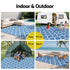 Gardeon Outdoor Rugs 274x366cm Large Carpet Reversible Area Mat PP Dual - Sided Patio Rug Blue | | | | Home & Garden > Rugs > Outdoor Rugs | Gardeon | Outdoorium | DSZ | free - shipping | Outdoor Rugs | 8