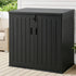 Gardeon Outdoor Storage Box 775L Container Lockable Cabinet Tool Organizer Shed Black