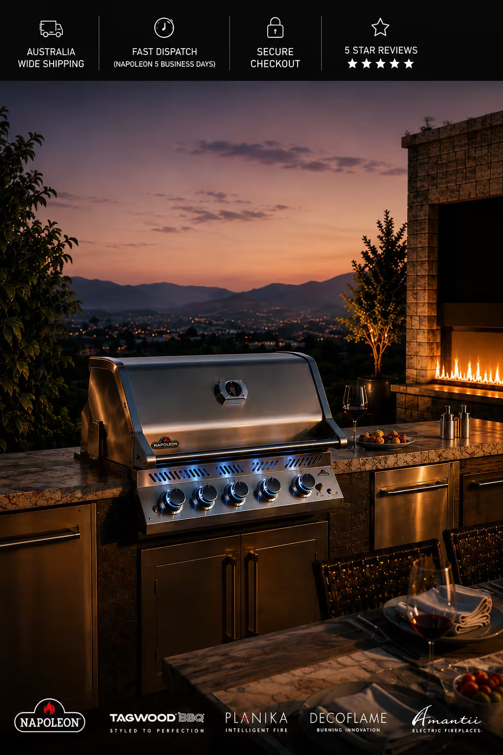 Napoleon Built-In BBQ | Outdoorium