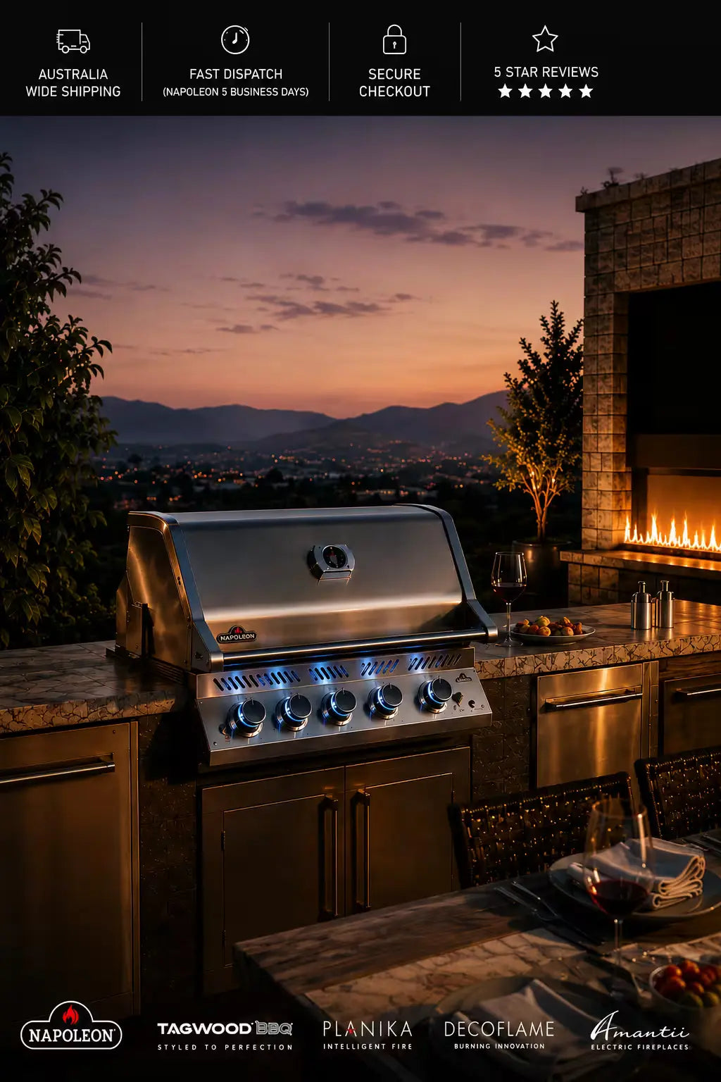 Napoleon Built-In BBQ | Outdoorium