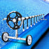 Aquabuddy Pool Cover 500 Micron 8x4.2m Blue Swimming Pool Solar Blanket 5.5m Roller - Outdoorium