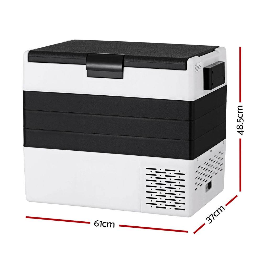 Glacio 45L Portable Fridge Freezer Camping Cooler 12V/24V/240V Caravan Car - Outdoorium
