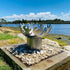 Flame Dancer Stainless Steel Fire Pit - Outdoorium