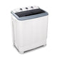 Devanti Portable Washing Machine Twin Tub 5KG White | Outdoorium