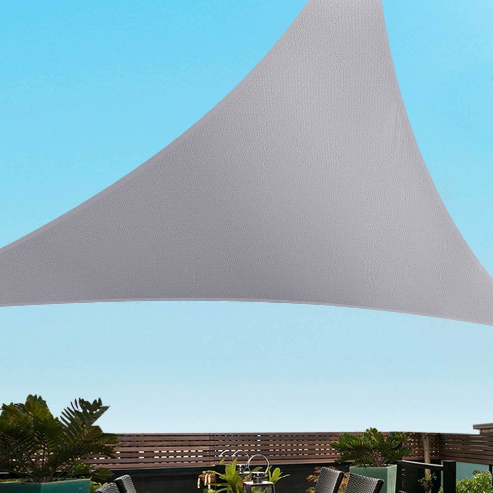 Instahut Waterproof Shade Sail Shade cloth Triangle Canopy 220GSM 4x4x4m