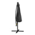 Instahut Outdoor Umbrella 3M Cantilever Beach LED Garden Shade Patio Charcoal