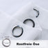 1 Pair Water Resistant Sheer Eyelet Curtains for Outdoor, 132x274 cm, White