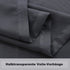 Black Water Resistant Sheer Eyelet Curtains for Outdoor, 132 cm x 274 cm