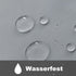 1 Pair Water Resistant Sheer Eyelet Curtains for Outdoor, 132x274 cm, Gray