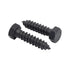 1/2" x 2”, 25-Piece Black Lag Bolts, Rustproof 4-Layer Ceramic BLAKOTE, 2X Protection of Galvanized Lag Screws, for Decks Pergolas by Makers Bolt