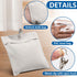 12 Pack Outdoor Curtain Weights Bag, Patio Curtain Sandbag with Sealed Bags and Clips, Reusable Drapery Weighted Bags for Home Outdoor Pergola Gazebo Front Porch (Grey)