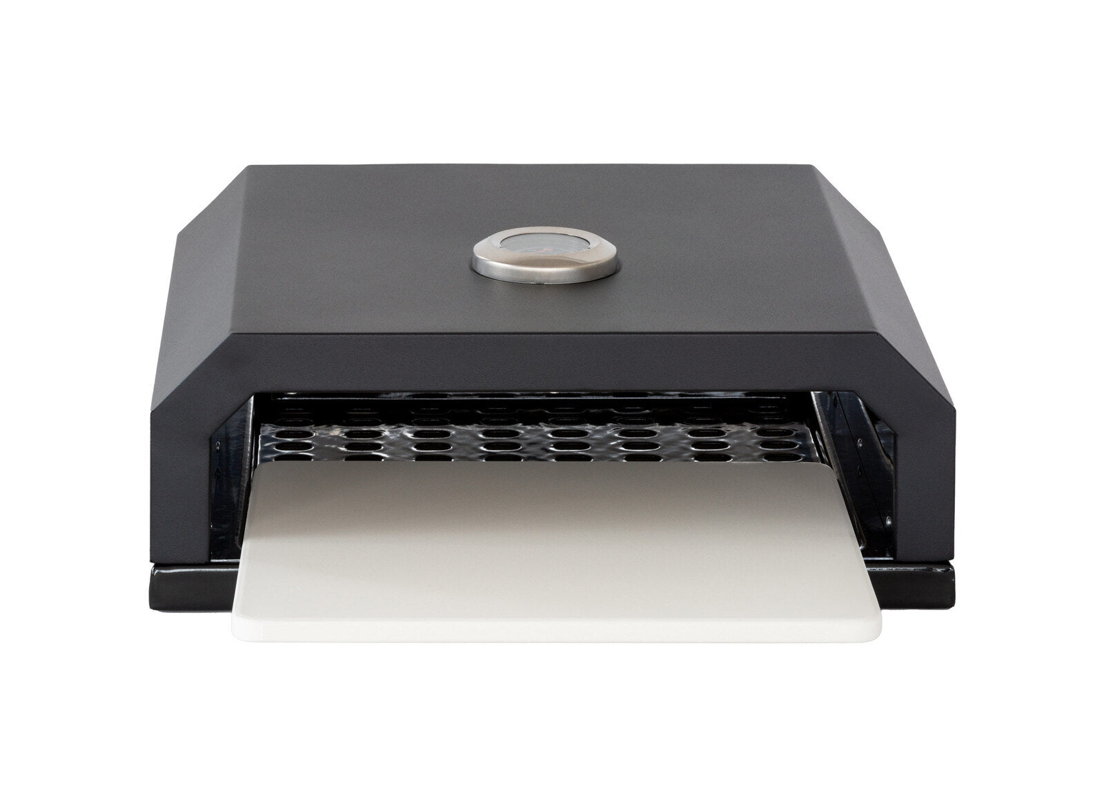 BBQ Pizza Oven Box with Built-in Thermometer – Stainless Steel Pizza Oven for BBQ Grills