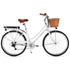 Valk Laneway 5 Vintage Electric Bike, Torque Sensor equipped eBike, Medium, White