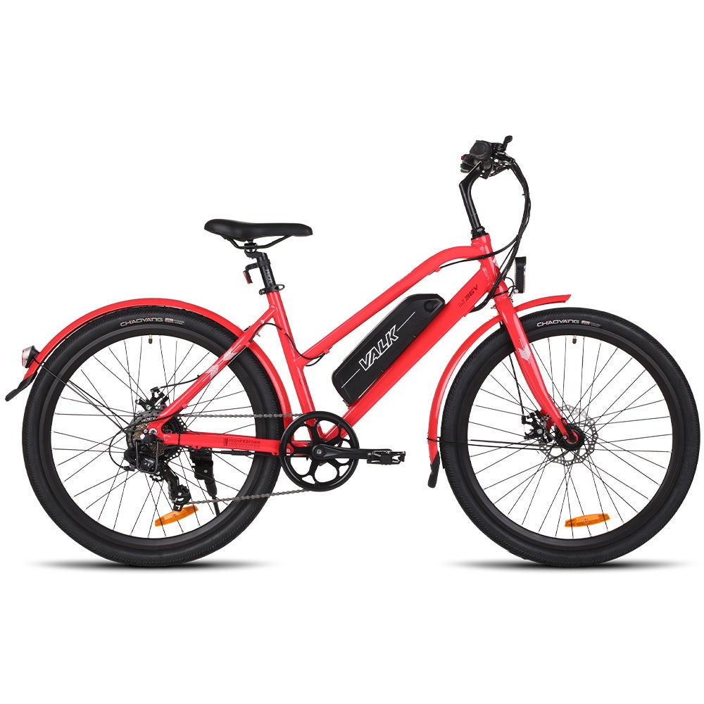 VALK Electric Bike eBike Ladies e-Bike Motorized Bicycle Battery Womens 36V 250W